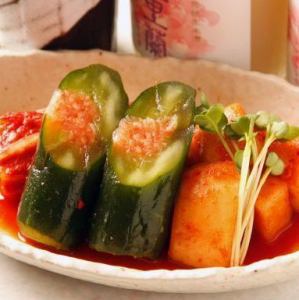 キムチ盛合せ