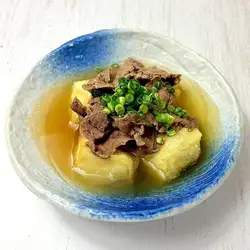 Deep-fried meat and tofu