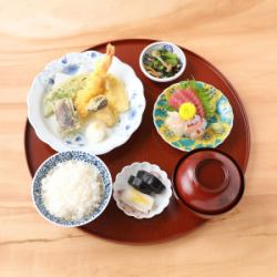 Kyoto Tempura and Sashimi Set