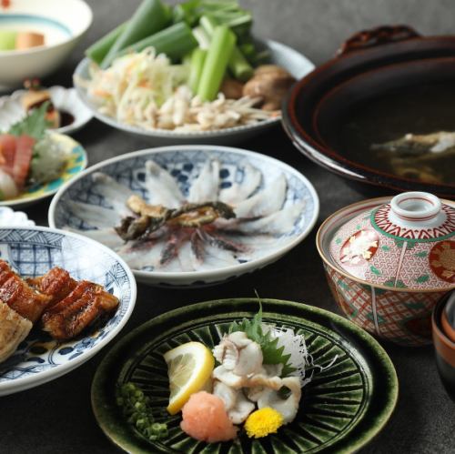 We offer 3 courses of kaiseki cuisine full of eel.For anniversaries and special occasions