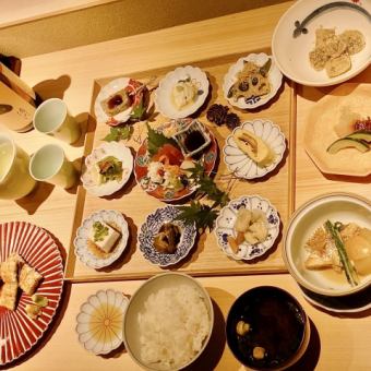 [For entertaining or special occasions] Gion Kikugawa Kaiseki: 8 dishes of carefully selected eel and seasonal ingredients, 10,000 yen (tax included)