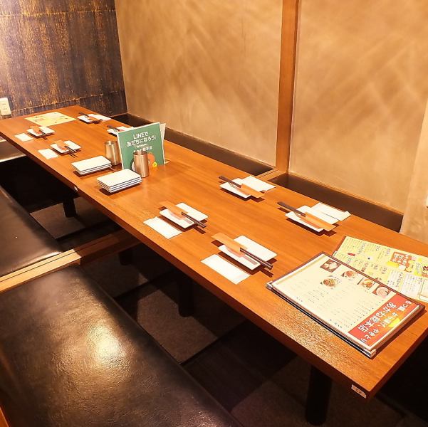 We also have private rooms ♪ Please make your reservation early as the seats are popular ♪