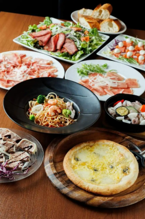 【6月～】NEW飲み放題付き【大満足コース】新鮮野菜とこだわり食材のイタリアンを堪能♪