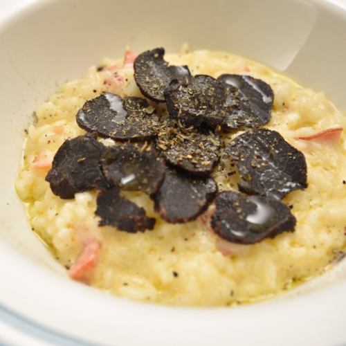 cheese truffle risotto