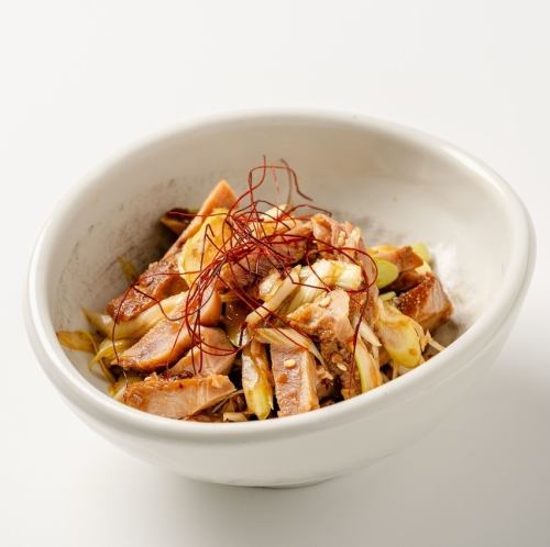 又焼と野菜の和え物