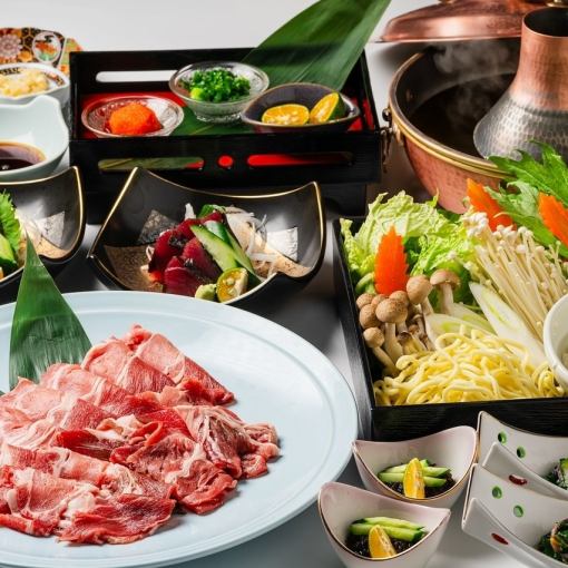 しゃぶしゃぶ　沖縄県産あぐー豚コース