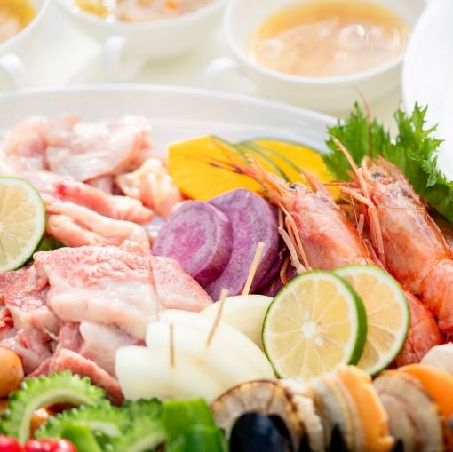 ディナー【サンセットBBQ】美ら海　　シーフードセット