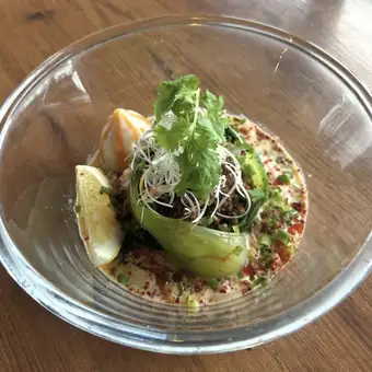 フォーを使った冷製豆乳麻辣坦々麺　単品