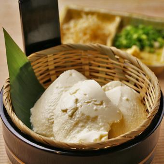 Homemade tofu from Kyushu soy milk