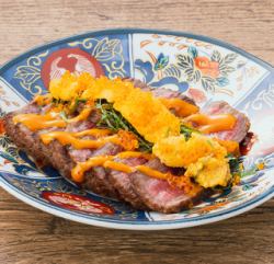 Wagyu beef and sea urchin UNIKU