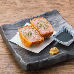 Thickly sliced Unzen ham cutlet