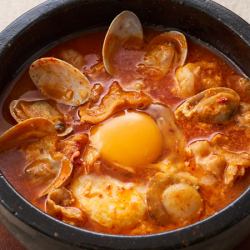 Seafood pure tofu jjigae