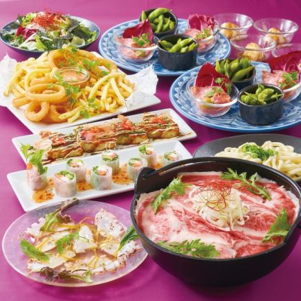 [2 people or more] <Kobe beef hotpot course> ☆ 5,000 yen (tax included) with 2 hours of all-you-can-drink