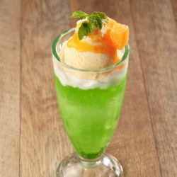 <<Evening Parfait!>> Melon Cream Soda Parfait