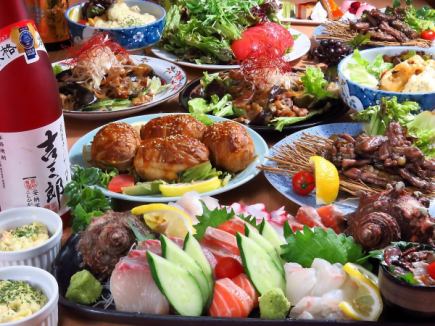 【6~7月】夏宴会コース★季節のグルメ勢揃い♪飲放題付7品3500円