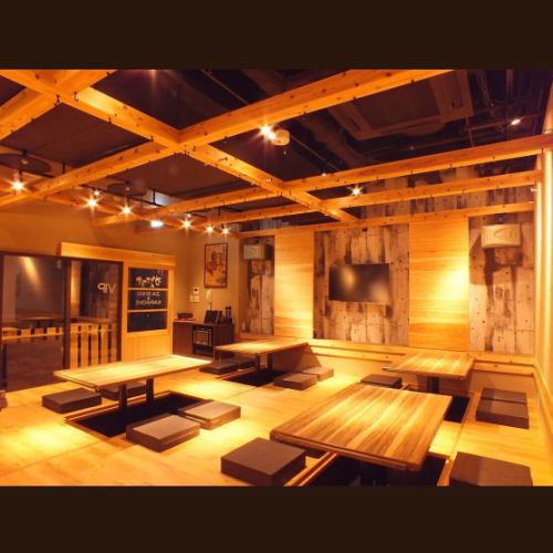 広々個室にご案内!