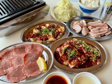 【週末のご予約はコチラ!!】 大丸ホルモン名物宴会セット(ハイボール・サワー飲み放題付)