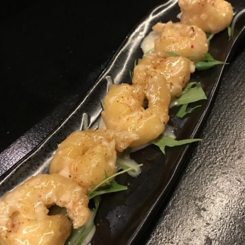 自家製ソースを使ったぷりぷりエビマヨ