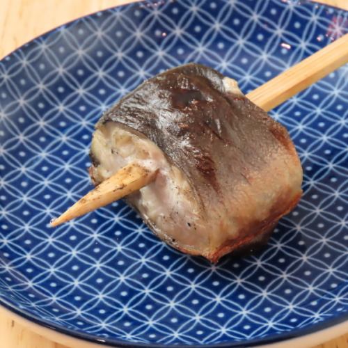 鰻のがまの穂焼き