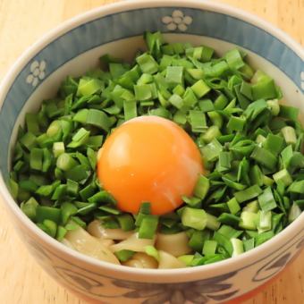 ニラ玉きしめん