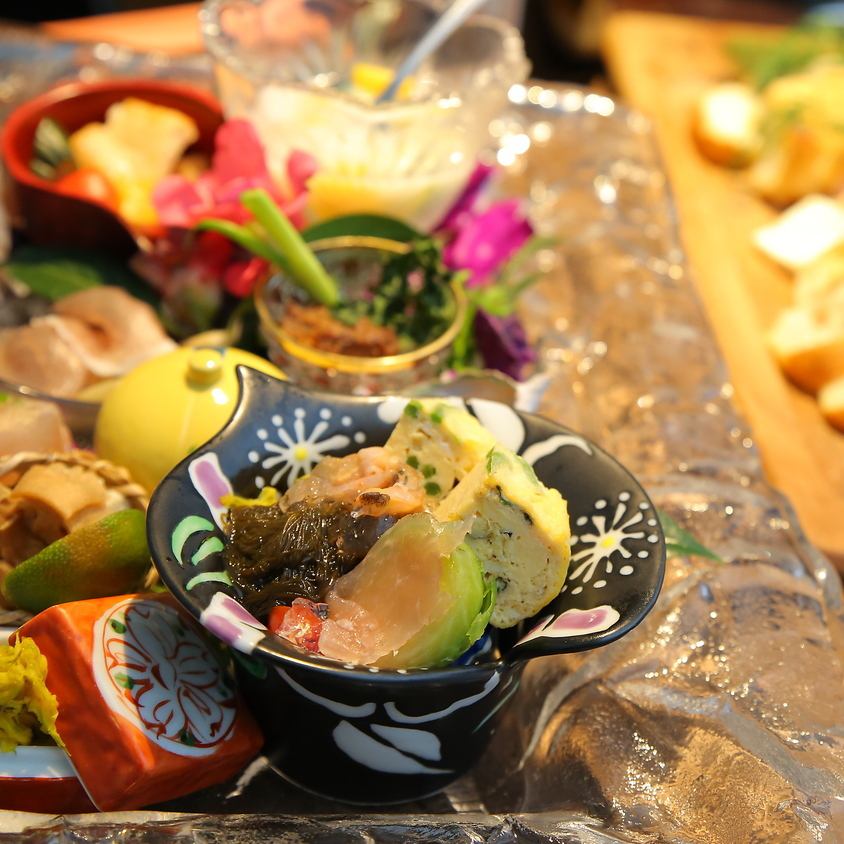 나가오카를 중심으로 니가타의 맛있는 재료가 대집합! 나가오카의 16주조 일본술도 있다