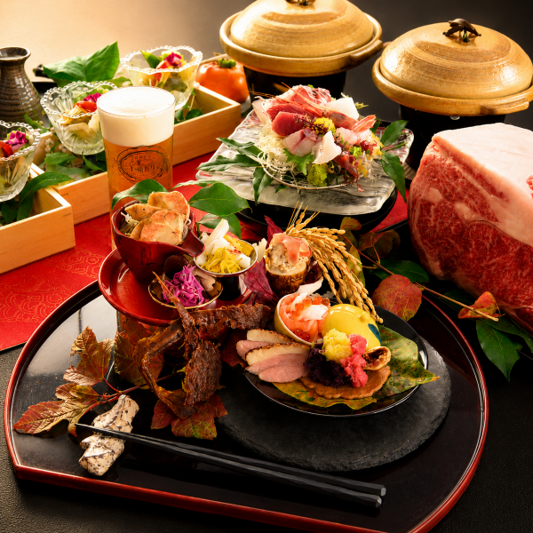 取り分け不要！全て銘々盛りで対応！宴会コースは3000円～！飲み放題付コースは5000円～ご用意！