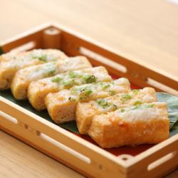 Fried Tochio Jumbo ~ Grilled green onion miso ~