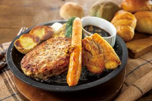 3种混合烤肉（蒜蓉酱油）◆