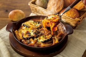 茄子蘑菇肉酱焗烤◆