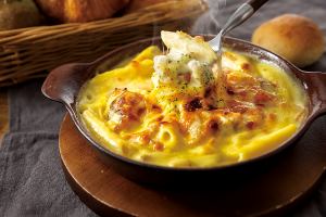 鸡肉培根奶油焗烤