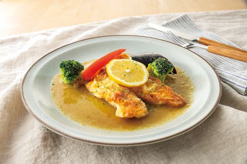 日式黄油酱烤白鱼