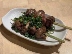 ネギ塩白レバー串