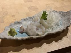 活タコ刺し