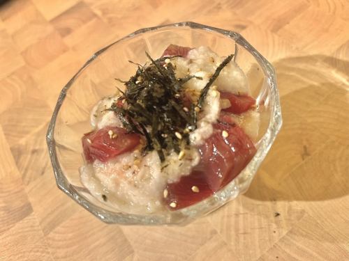 マグロ山かけ