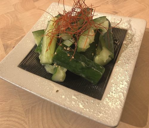 塩ダレたたききゅうり