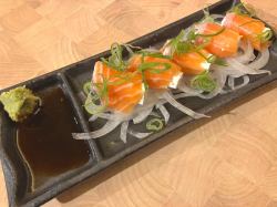 サーモンとクリームチーズわさび醤油