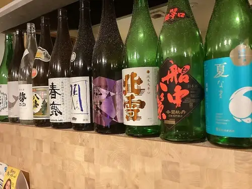 豊富な全国各地の銘酒
