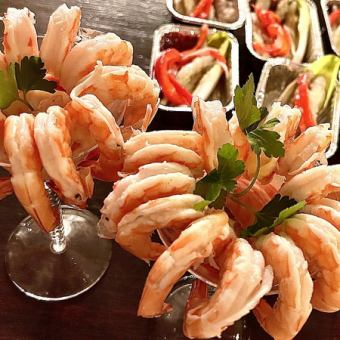 貸切プラン　2時間飲み放題＋5品