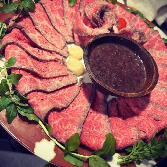 Couples only course: 7 dishes with Wagyu roast beef as the main course + 60 kinds of all-you-can-drink