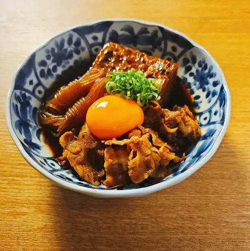すき焼き風肉豆腐