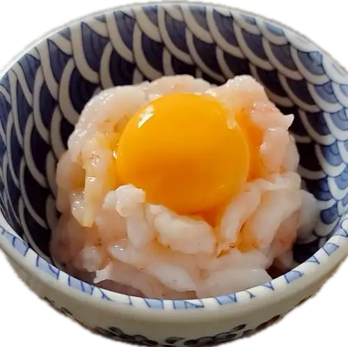 卵の相性抜群　甘海老マックス