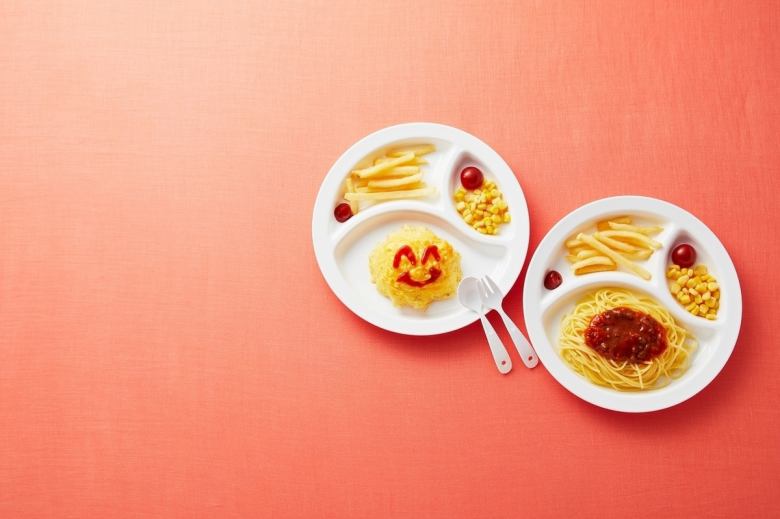 Kids menu (omelet rice plate/pasta plate)