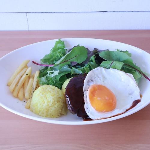 ランチロコモコプレート
