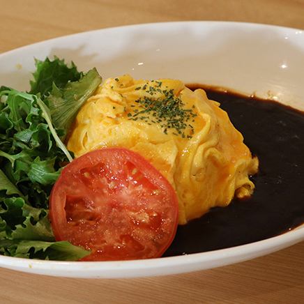太陽のオムライス デミグラス