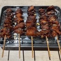 揚げ鶏皮串