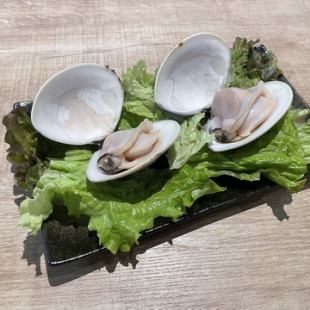 かに味噌かに身乗せ/大焼きハマグリ(天然塩・バター醤油)