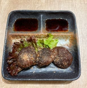 蒸ししいたけ/焼鳥 (皮/ねぎま/つくね)全て2本