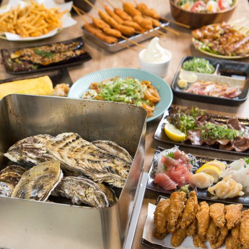 シーンに合わせて選べる料理