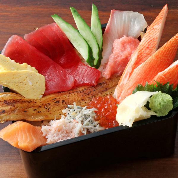 惠比壽市場的特產“海鮮蓋飯”