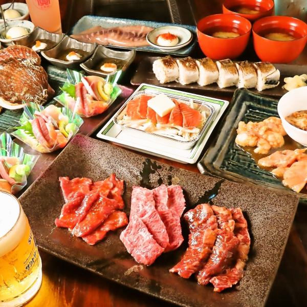 【生ビール付120分飲み放題】海鮮メイン/お肉メイン/どちらも楽しめる欲張りコースと幅広くご用意！